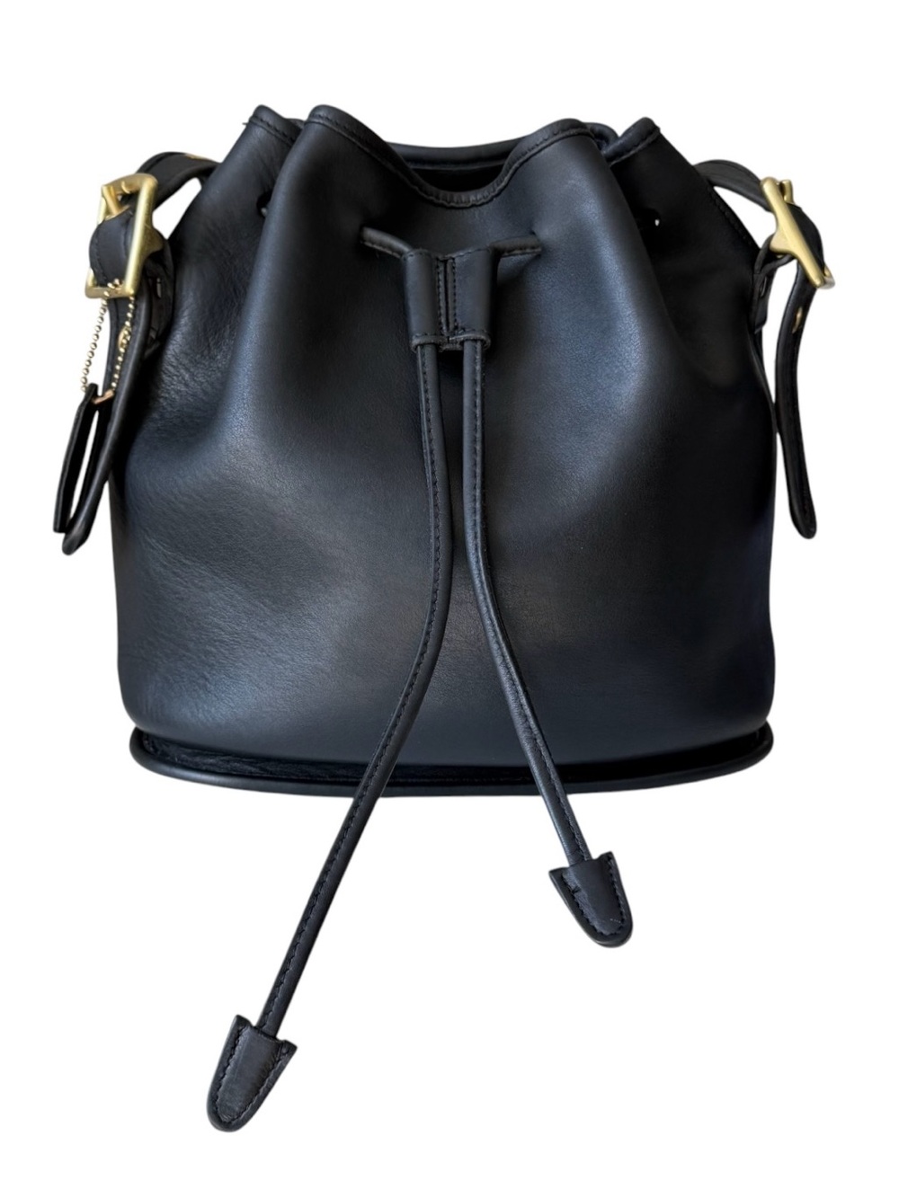 Vintage Coach 9952 Lula’s Legacy Black Leather Crossbody Bag